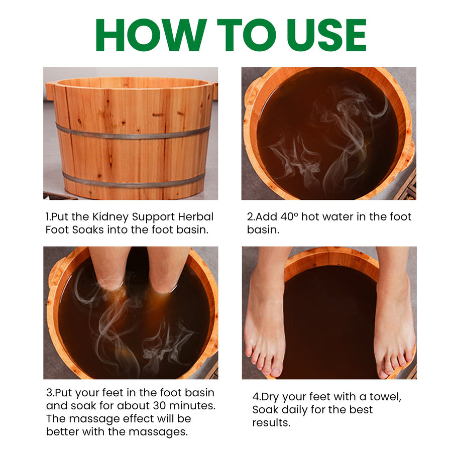 Herbal Foot Soak — 94% Improved Kidney Function in 4 Weeks