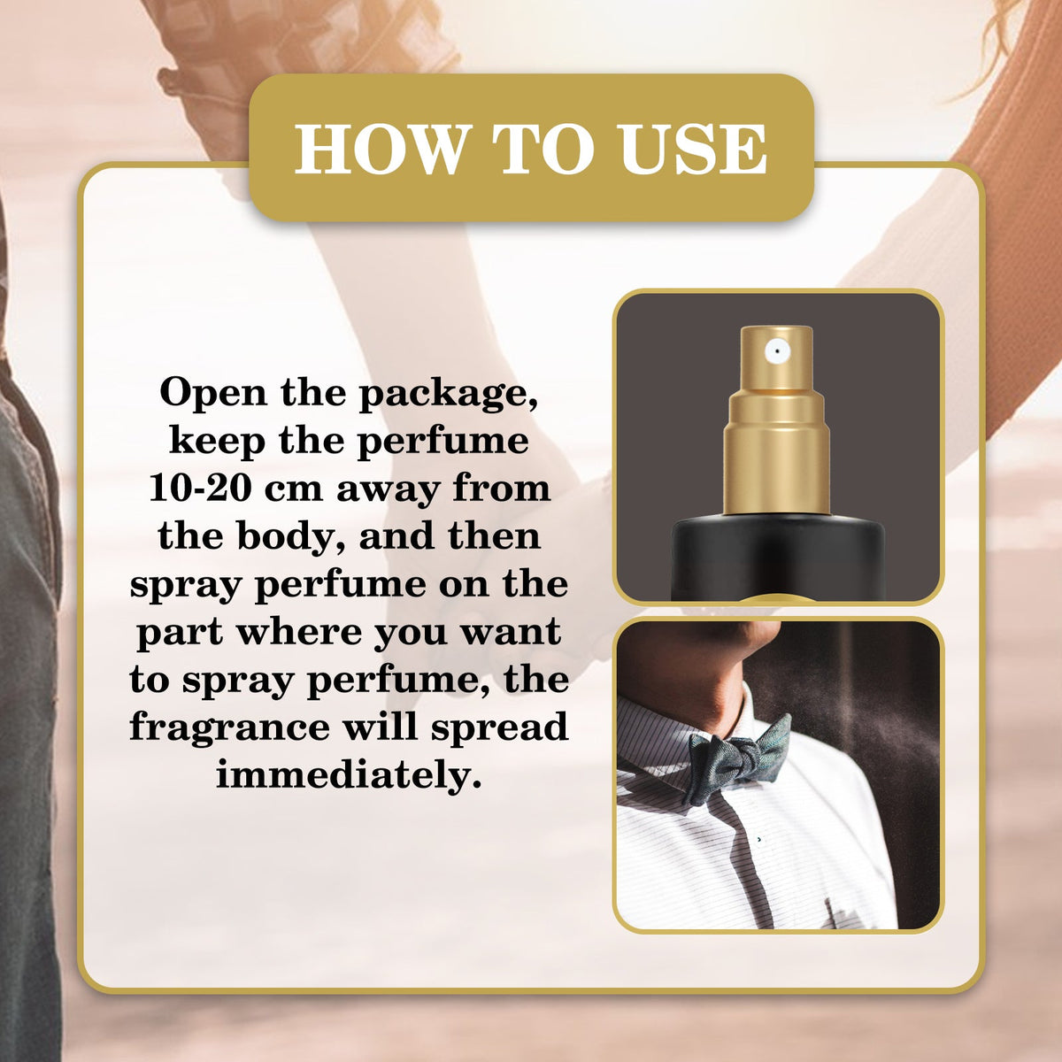 Pheromone Perfume for Lasting Date-Night Confidence