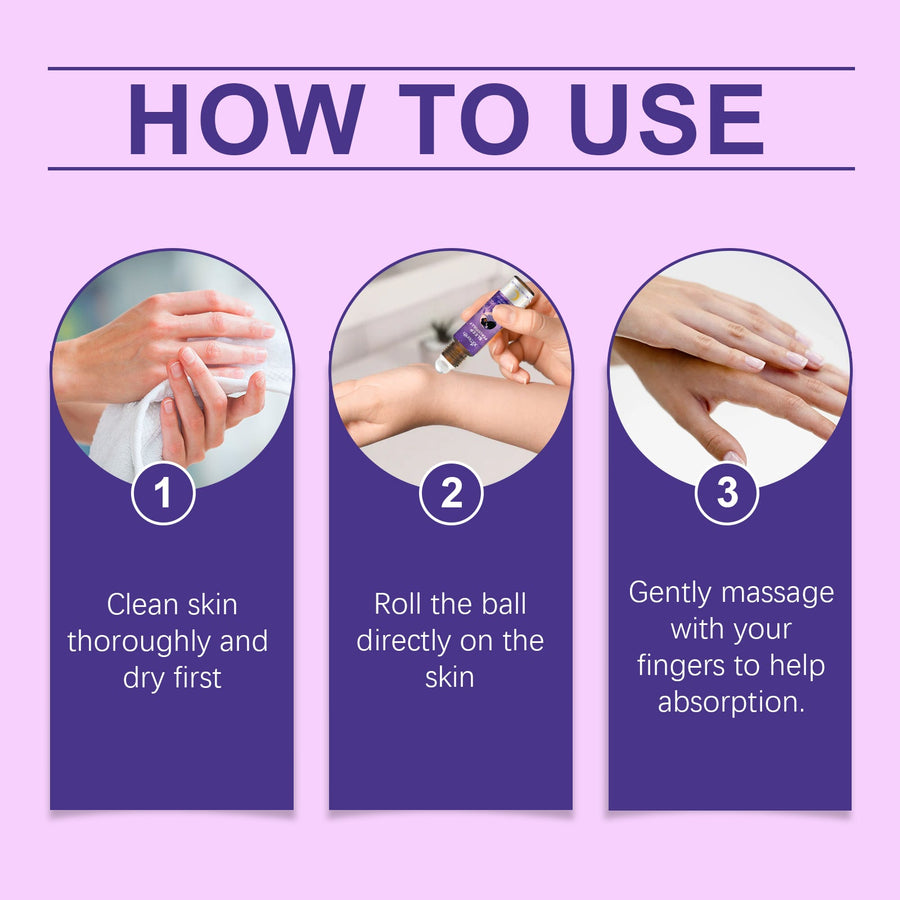 Lavender Sleep Roll-On Oil — Deep, Peaceful Sleep & Tension