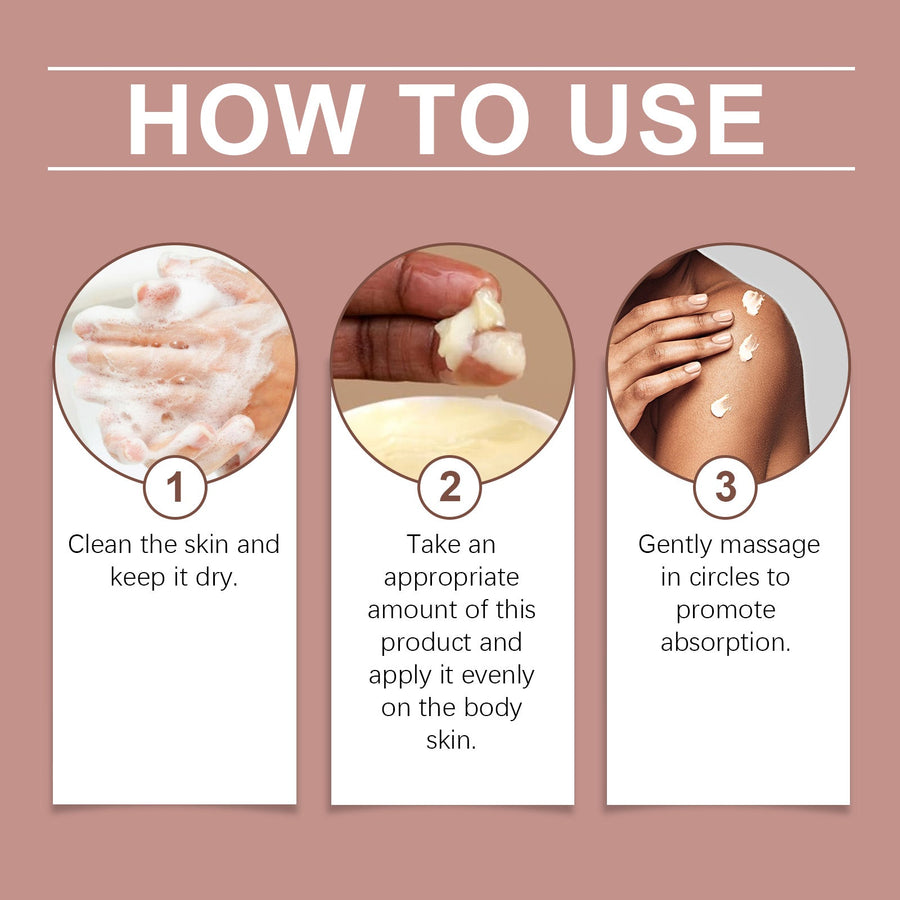 Shea Butter Body Cream for Dry, Aging Skin Relief
