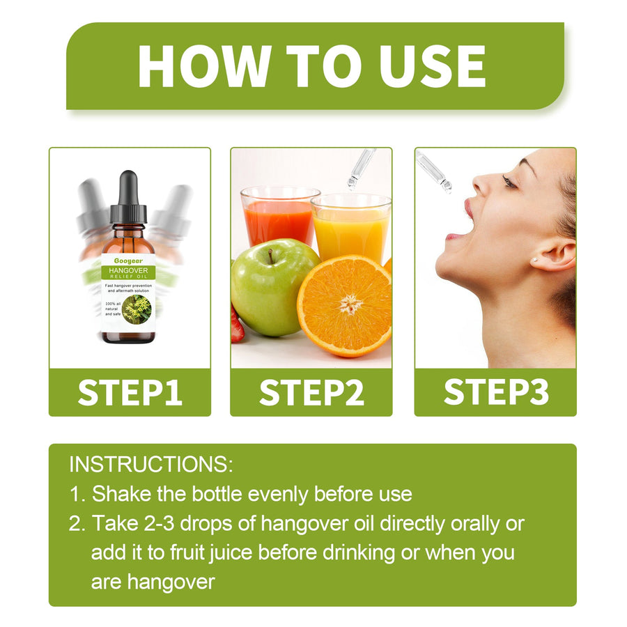 Hangover Relief Oil — Natural Prevention from Nausea & Fatigue