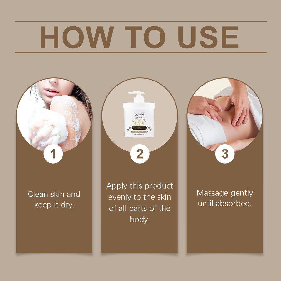 Manuka Honey Firming Body Cream with Hyaluronic Acid