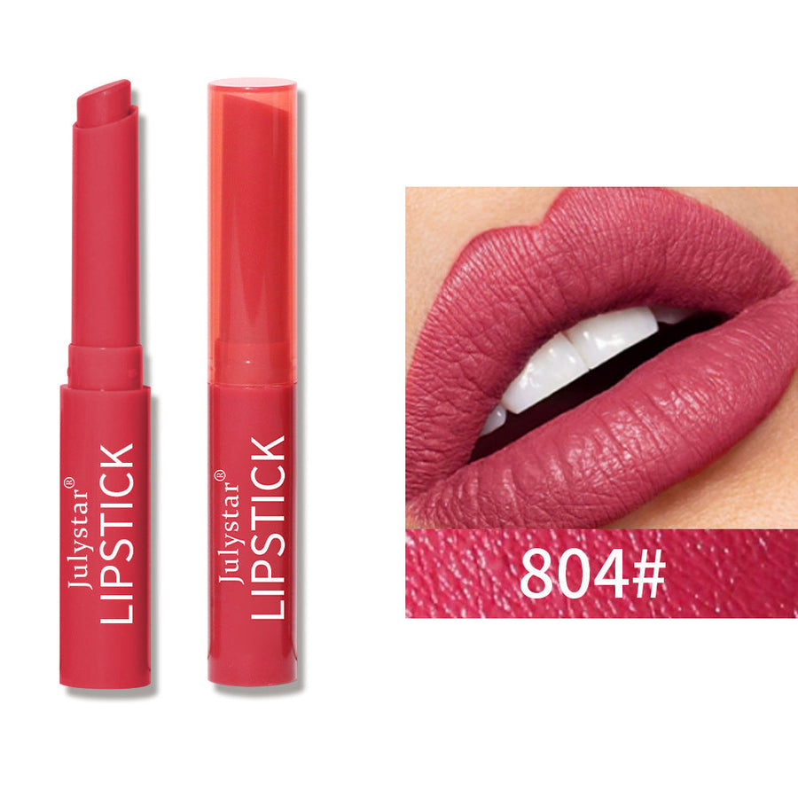 Six-Shade Matte Velvet Lipstick Set, Waterproof Formula