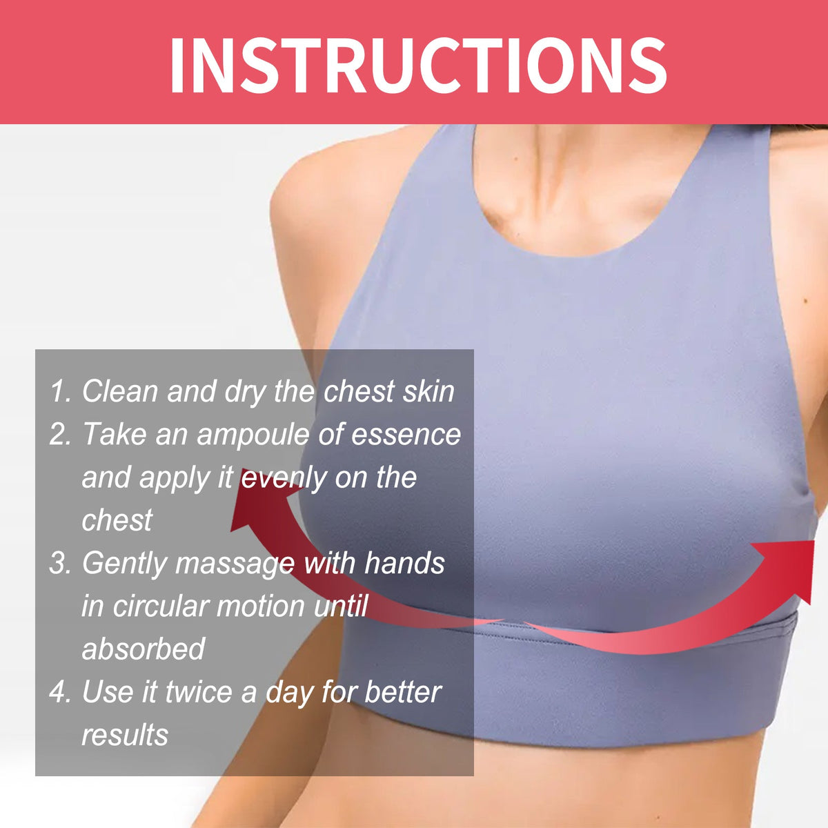 Breast Firming Serum Ampoules for Natural Lift & Tone