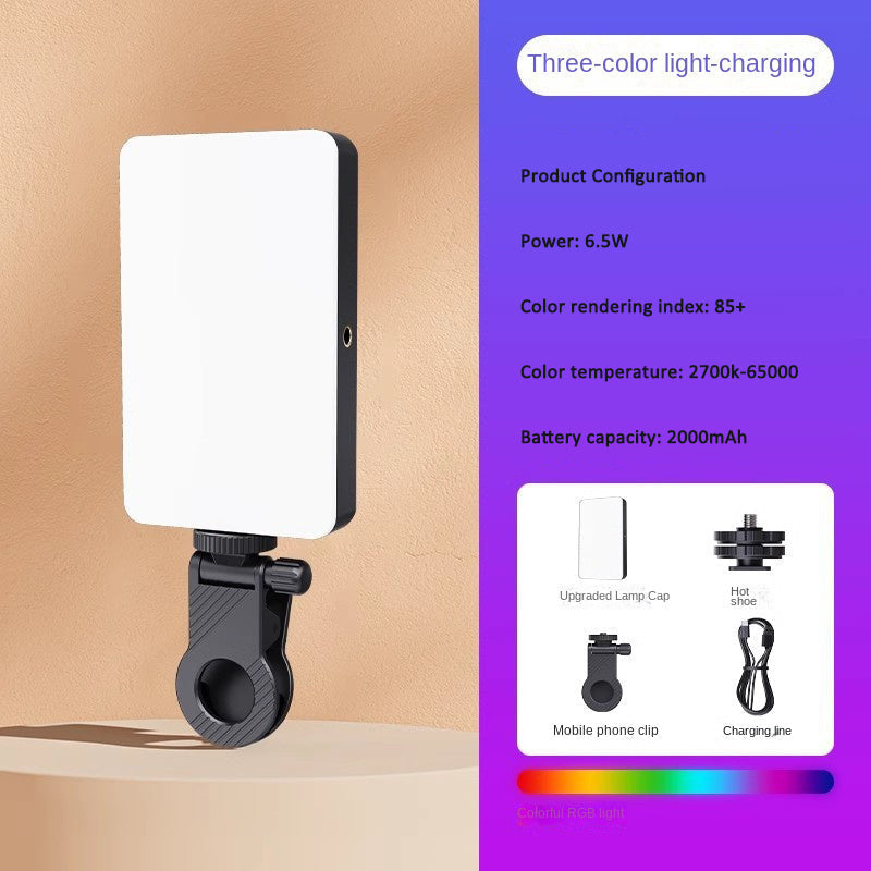 LED Video Light — 2500K‑9000K Bi‑Color with 20 Effects