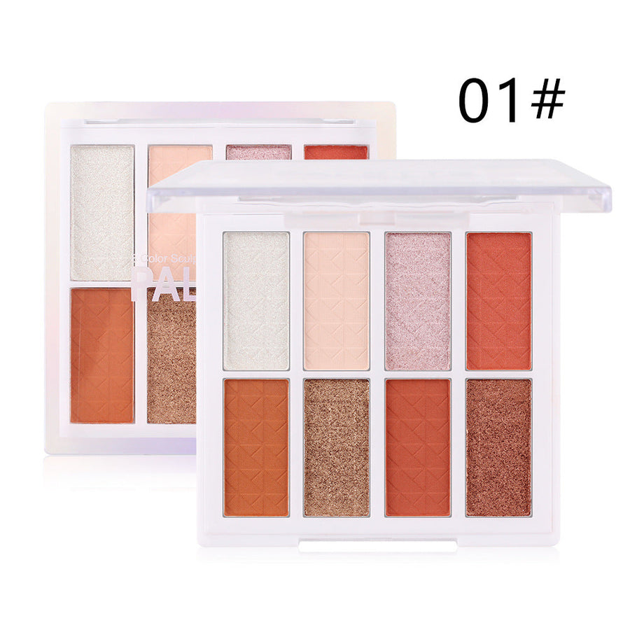 8-Color Eyeshadow Palette for Warm, Versatile Looks