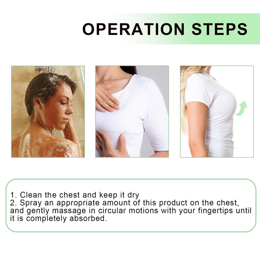 Herbal Firming Spray for Natural Breast Lift & Tone