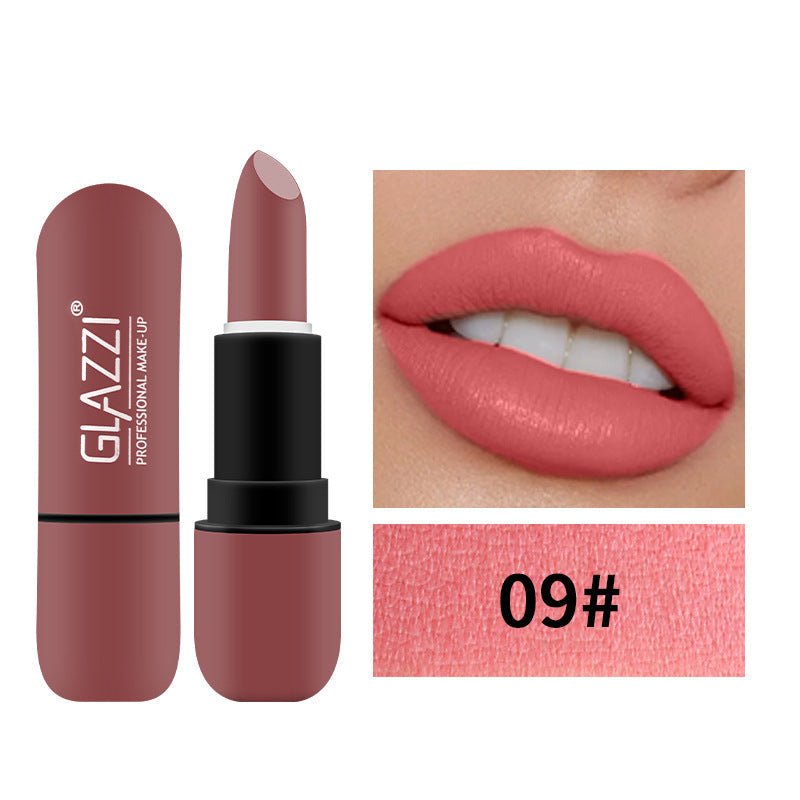 Velvet Matte Capsule Lipstick for Bold, Vivid Color