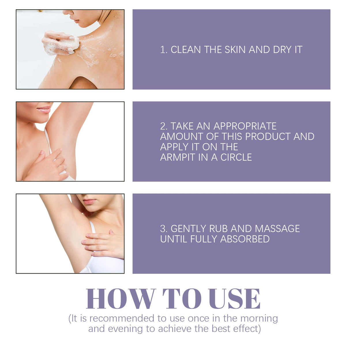 Underarm Whitening Cream with Niacinamide - 7-Day Brightening