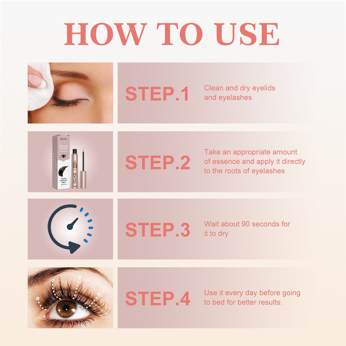 Eyelash Growth Serum for Longer, Fuller-Looking Lashes
