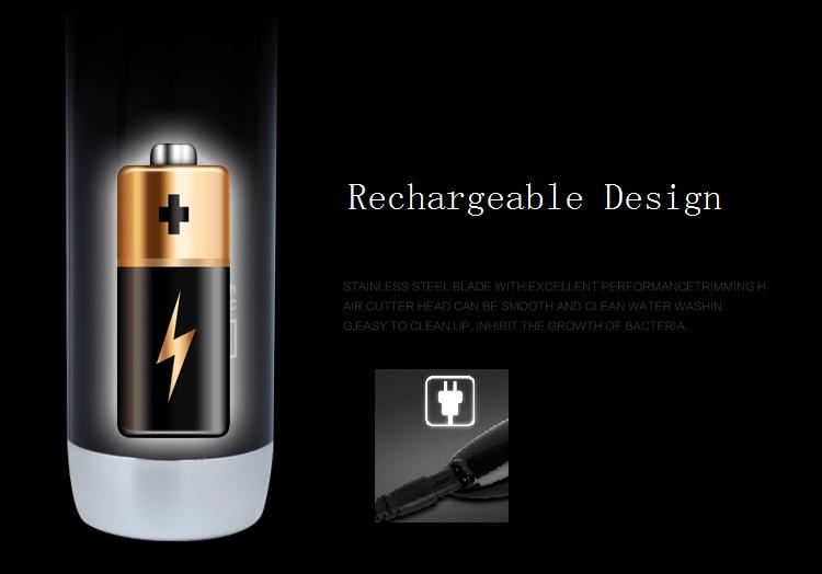 4‑in‑1 Rechargeable Nose Hair Trimmer — Precise Ear