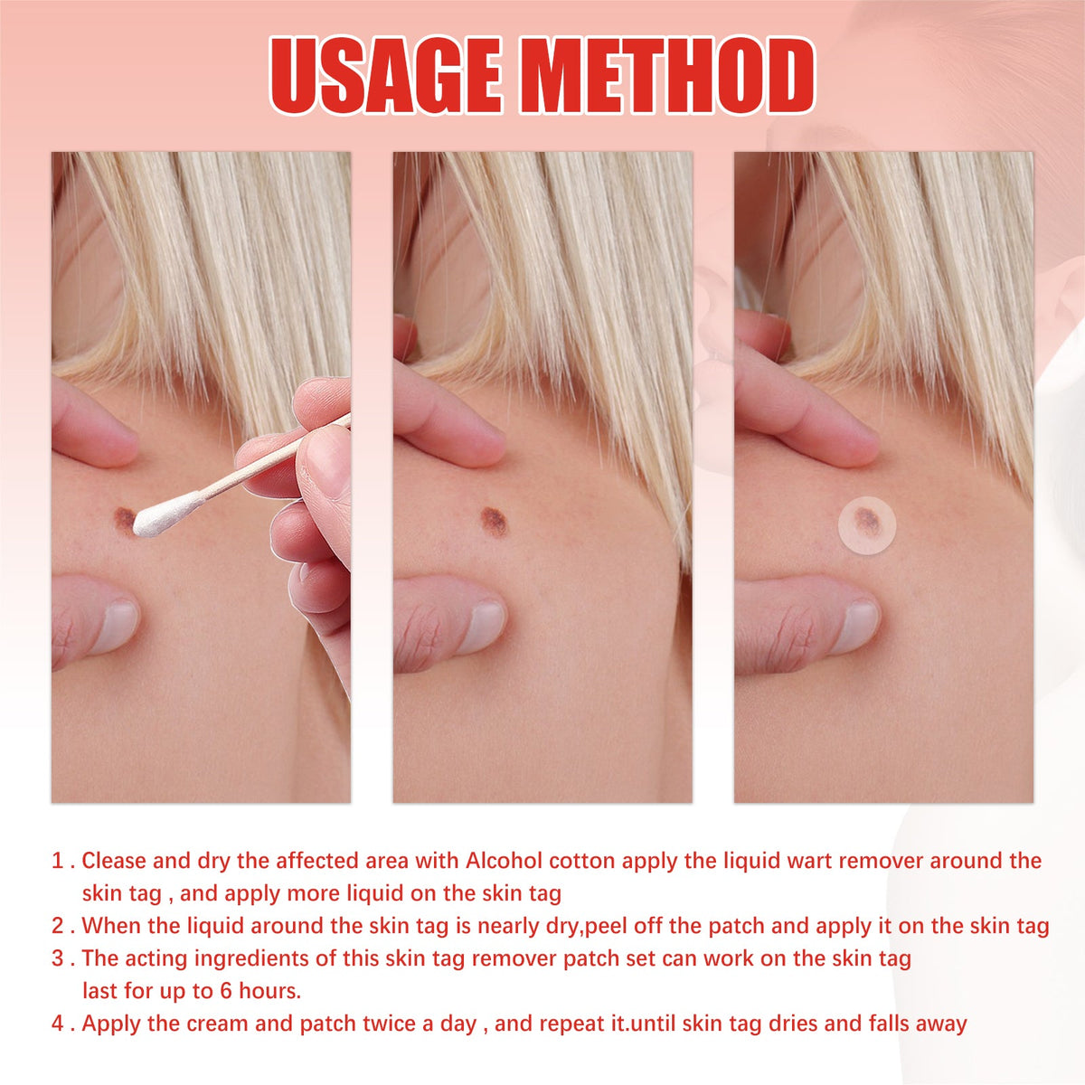 Skin Applicator Pen with Patches