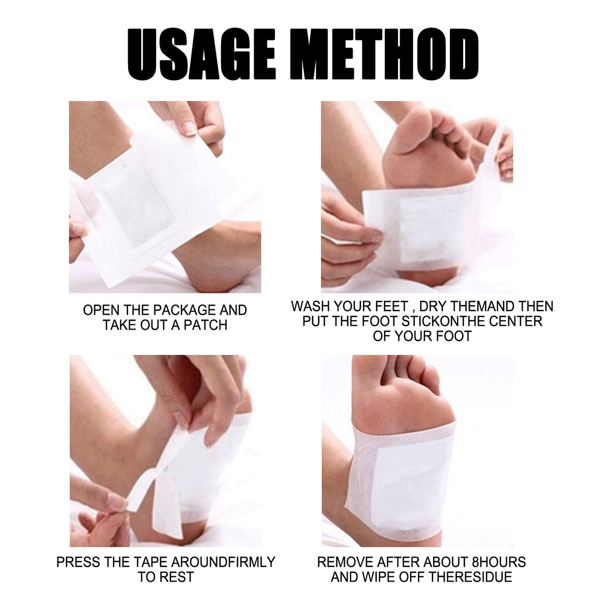Detox Foot Patches for Deep Sleep & Overnight Cleanse