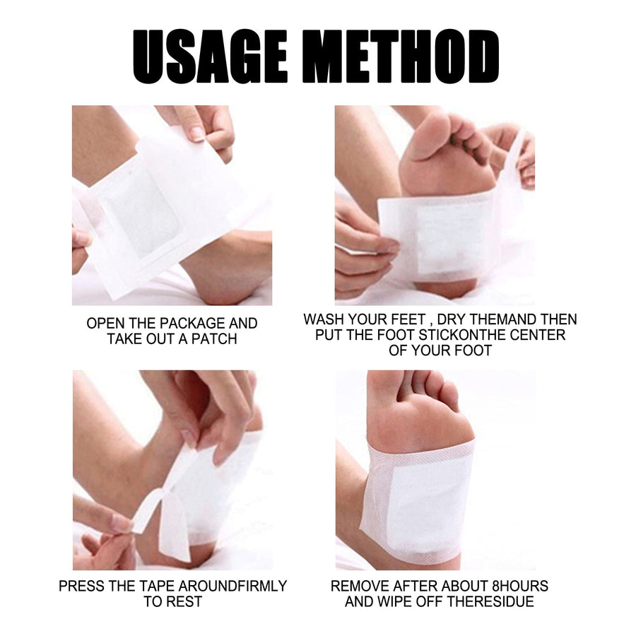 Detox Foot Patches for Deep Sleep & Overnight Cleanse