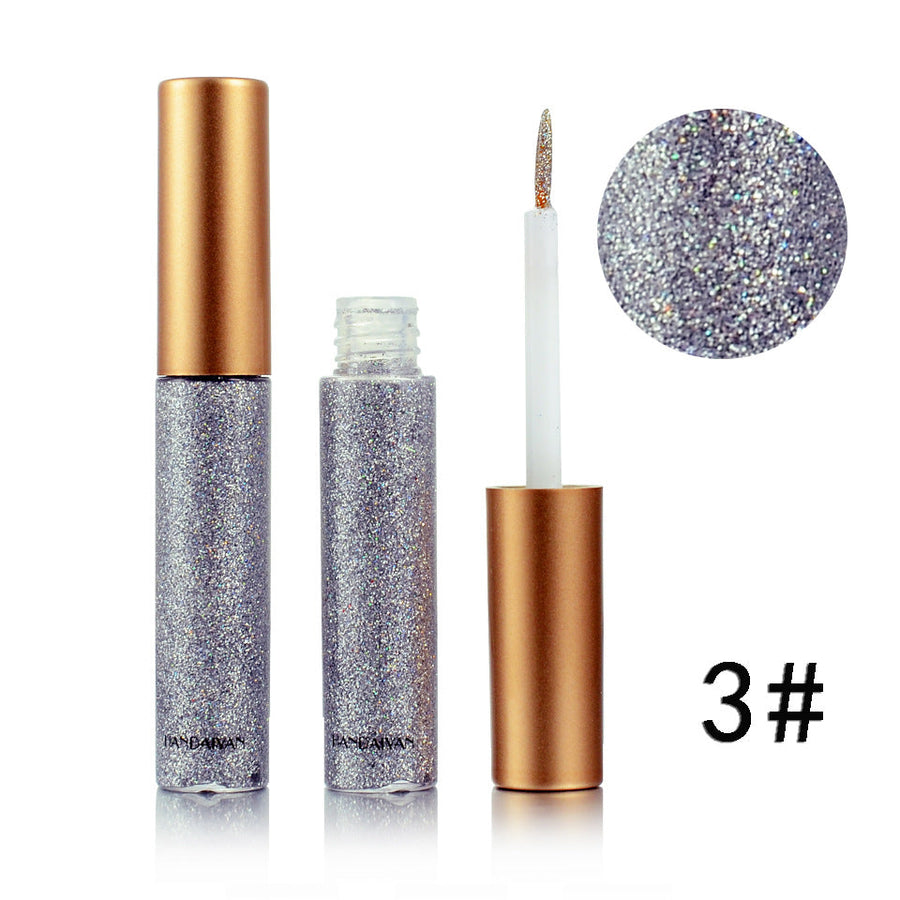 Glitter Eyeliner for Colorful Reflective Eye Looks