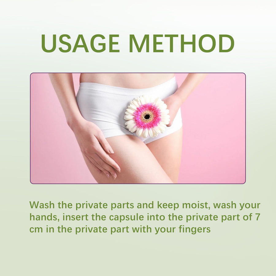 Natural Vaginal Cleanse Capsules for Odor Relief & Firming