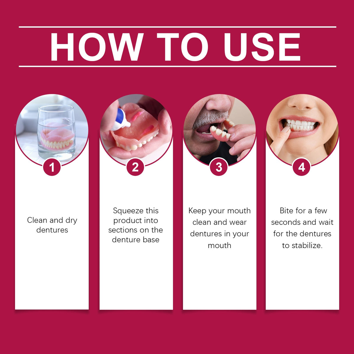 Thermoplastic Denture Adhesive — Moldable Comfort