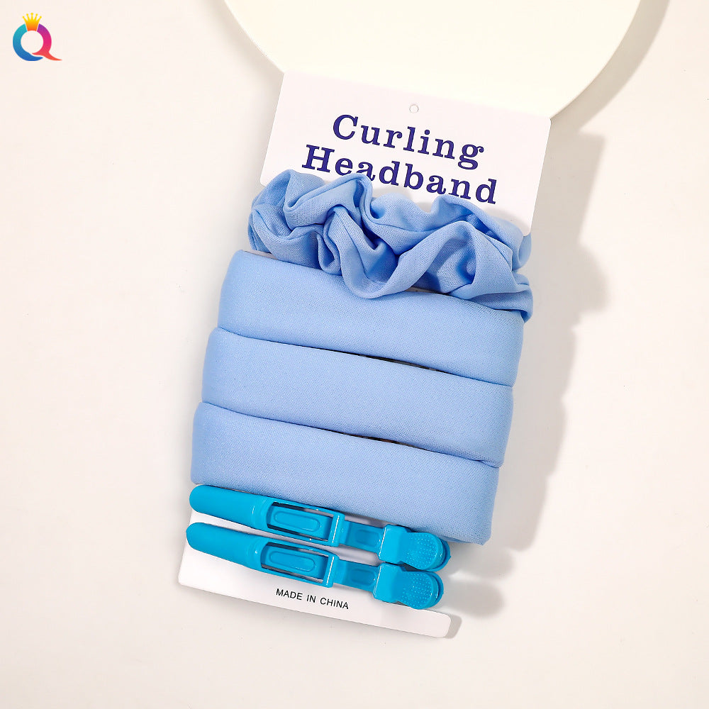 Heatless Curls Band — Overnight Waves Without Damage