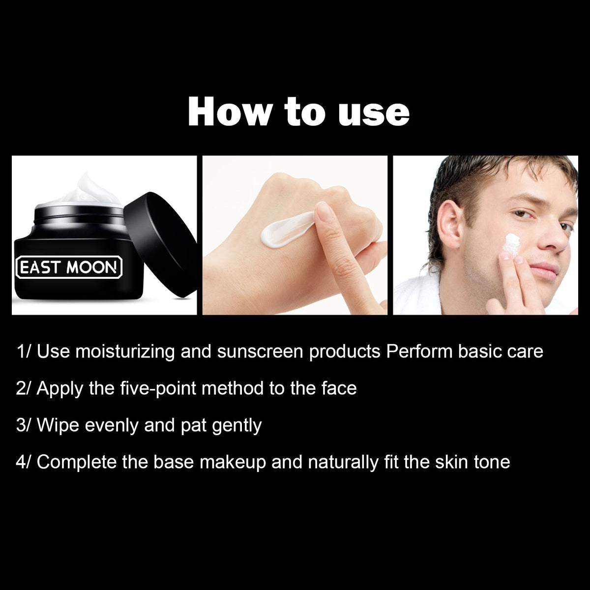 Men's Concealer Cream for Acne, Redness & Dark Circles