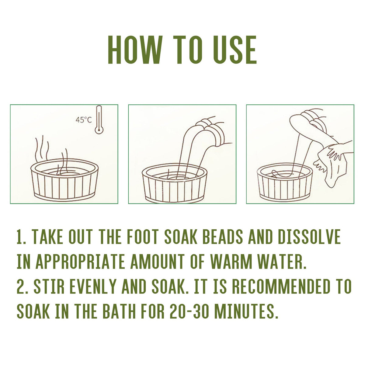 Herbal Drainage Foot Massage Beads for Body Contour