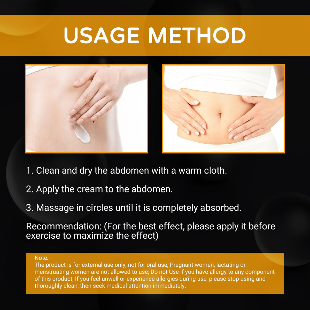 Abs Sculpting Cream for Toned, Firm Core Definition