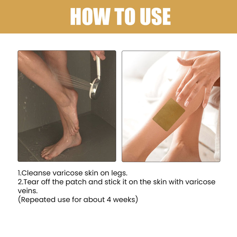Varicose Vein Herbal Patch — Instant Relief & Smoother Legs