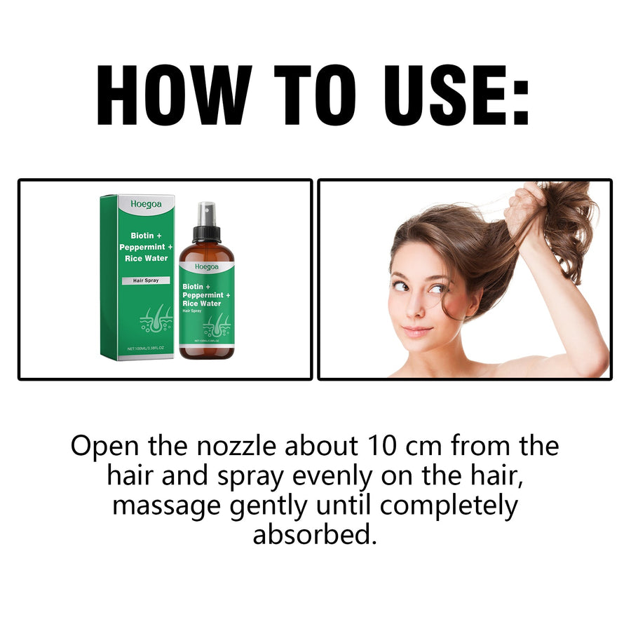 Biotin Hair Spray for Softer, Shinier-Looking Hair