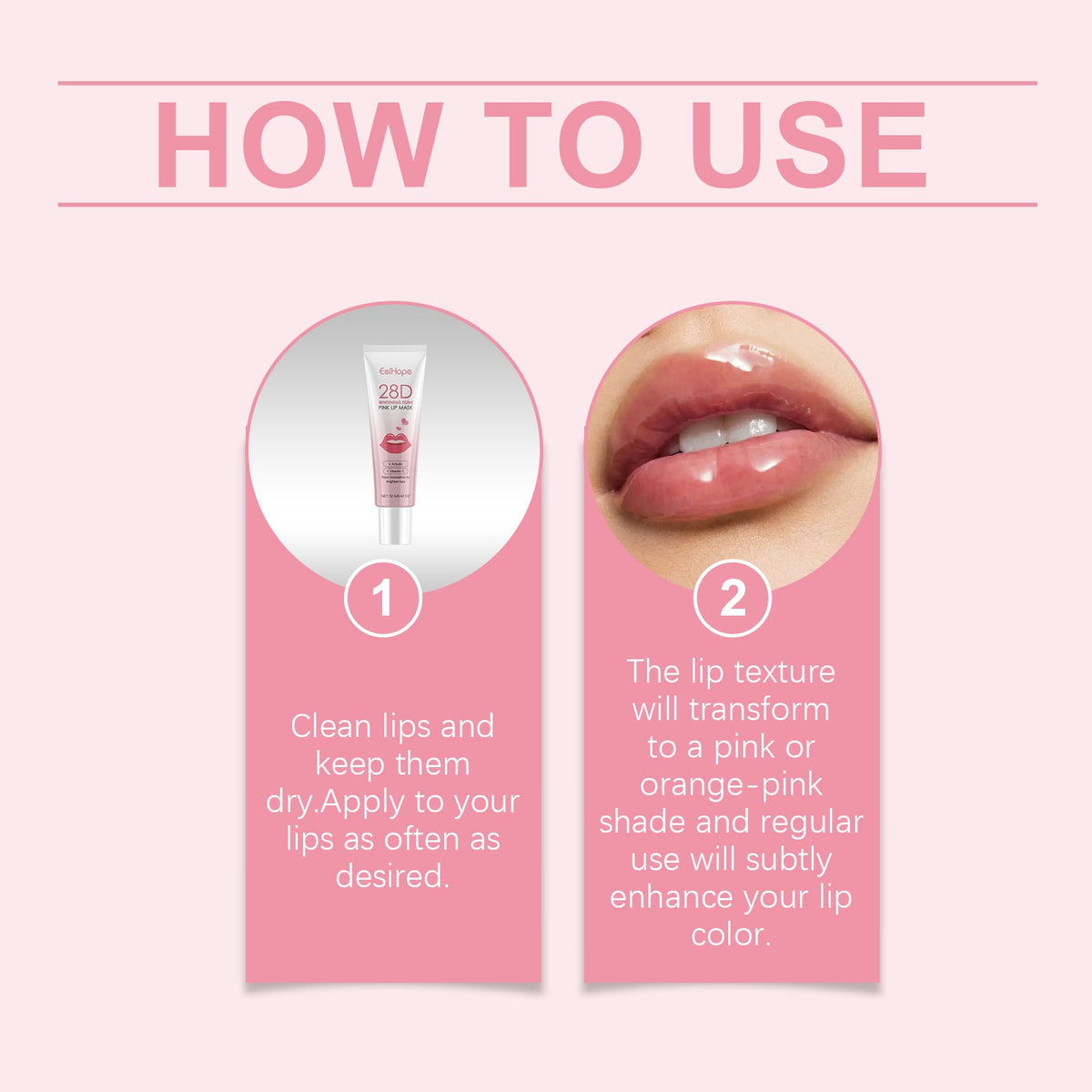 Whitening Lip Mask for Dark, Dull, Lined Lips
