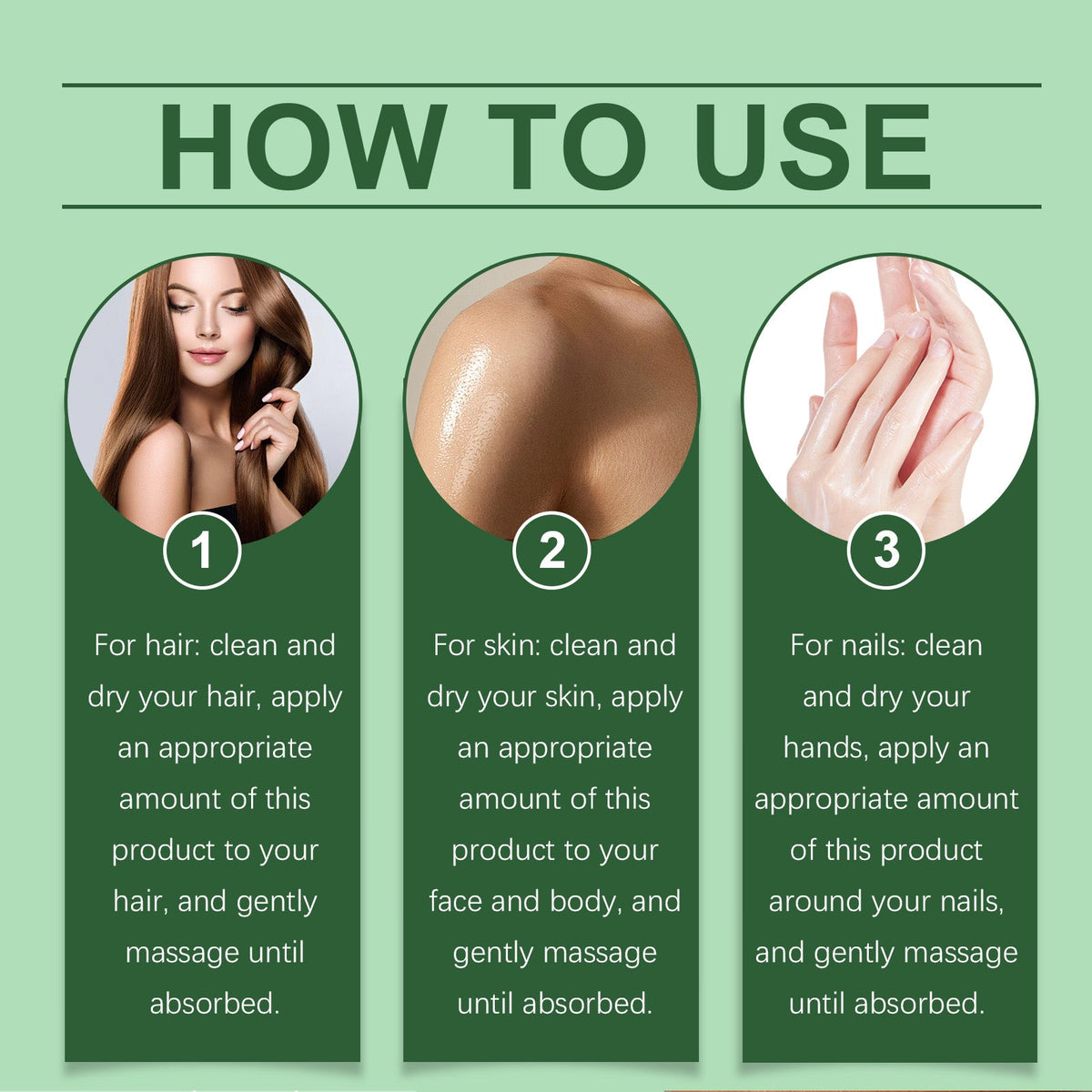 Body Care Oil for Dry Skin, Hair and Nails with Aloe