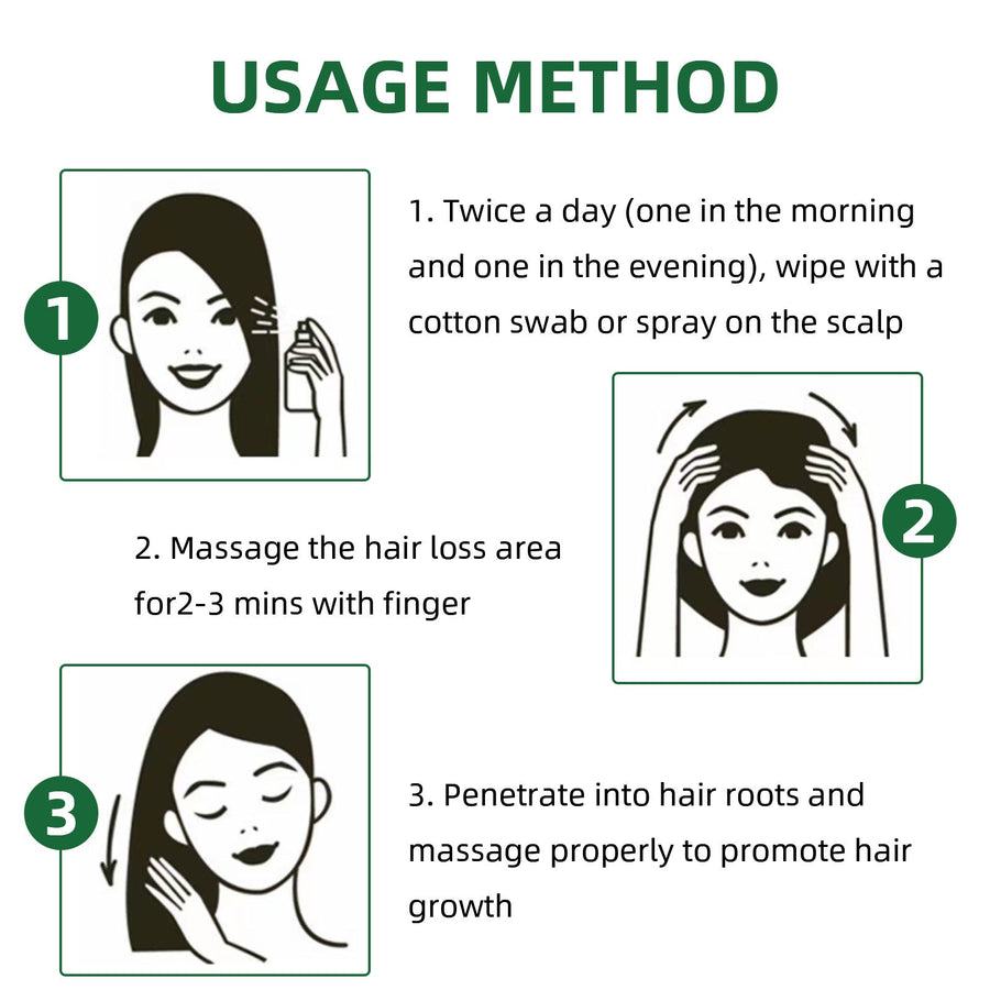 Ginseng Hair Tonic Spray for Moisturized-Looking Hair