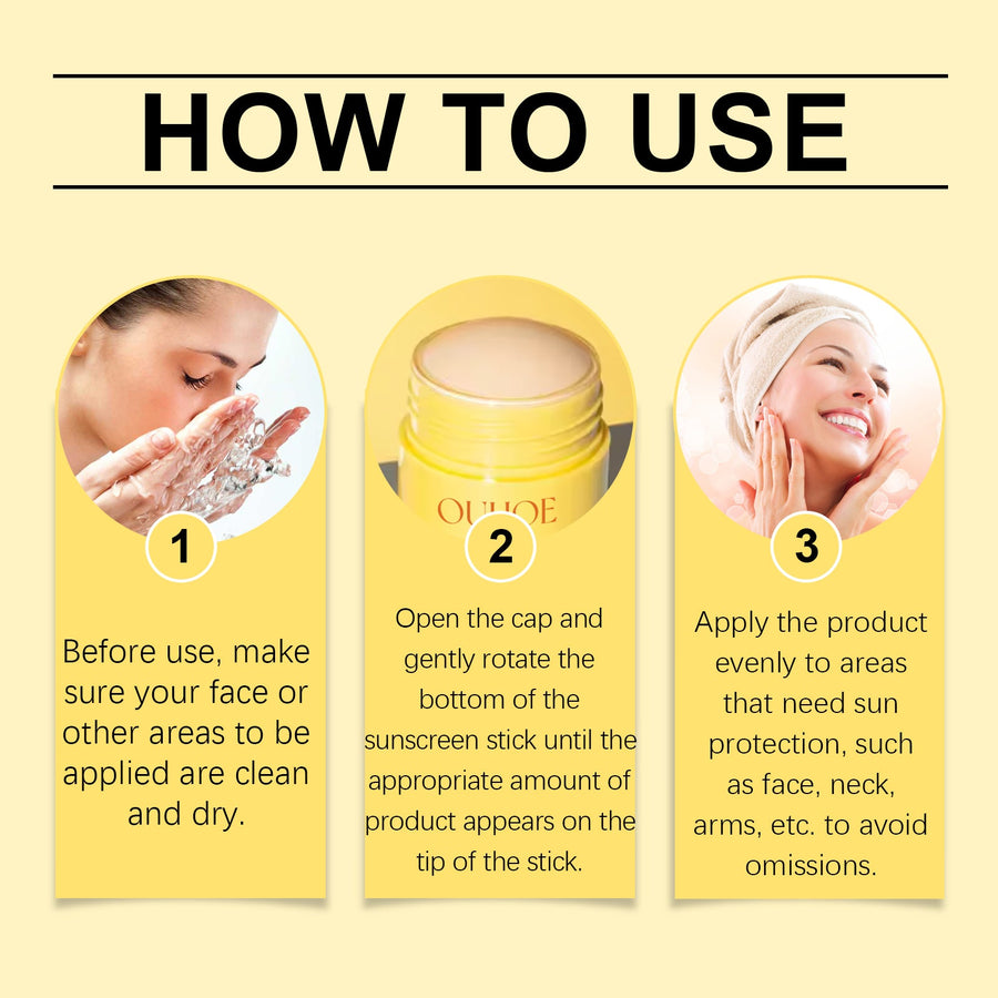 Moisturizing Sunscreen Stick for Non-Greasy UV Protection