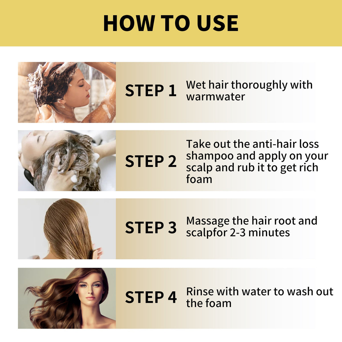 Ginger Shampoo for Itchy Scalp & Fuller-Looking Hair