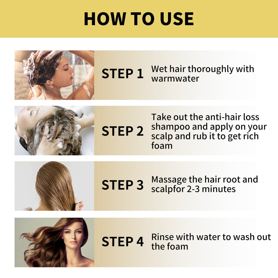Ginger Shampoo for Itchy Scalp & Fuller-Looking Hair