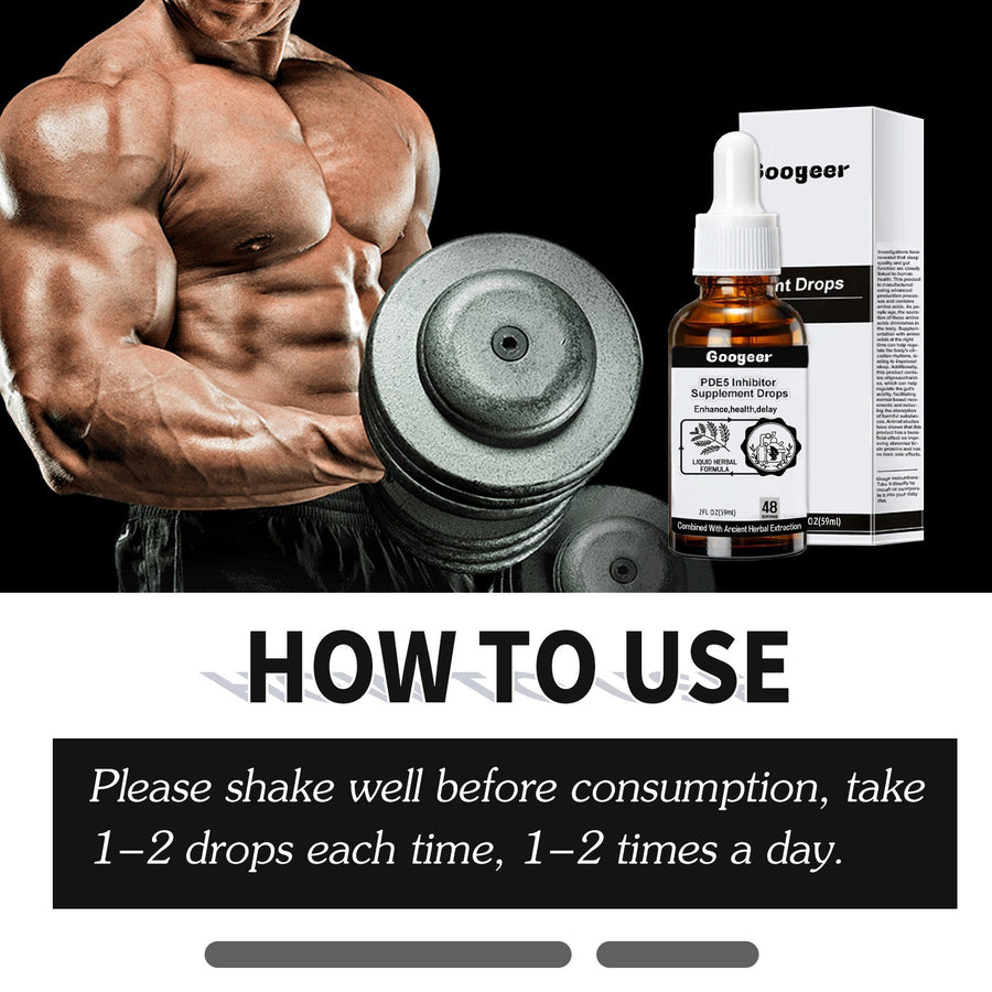 Men’s Enhancement Drops — Natural PDE5 Inhibitor