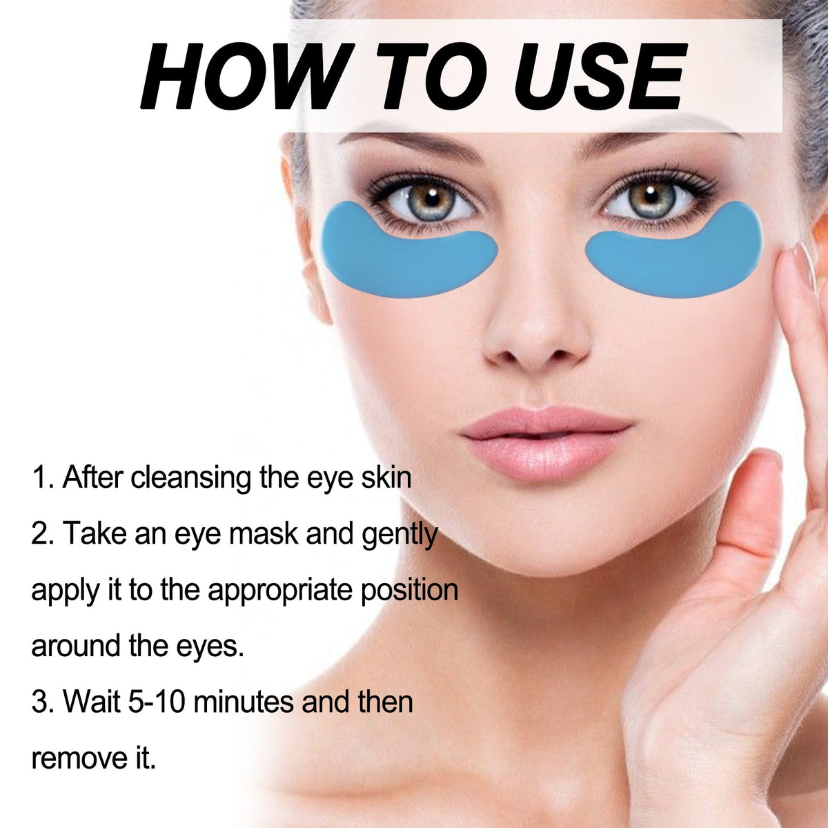 Hydrogel Eye Patches for Fine Lines & Under-Eye Puffiness