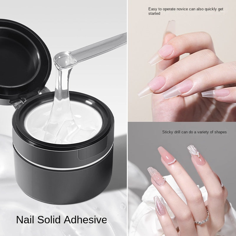 Solid Nail Adhesive — 50% Stronger Hold, 40% Longer Wear