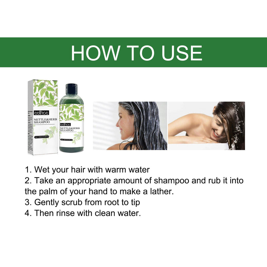 Herbal Shampoo for Deep Scalp Cleansing & Soft Hair