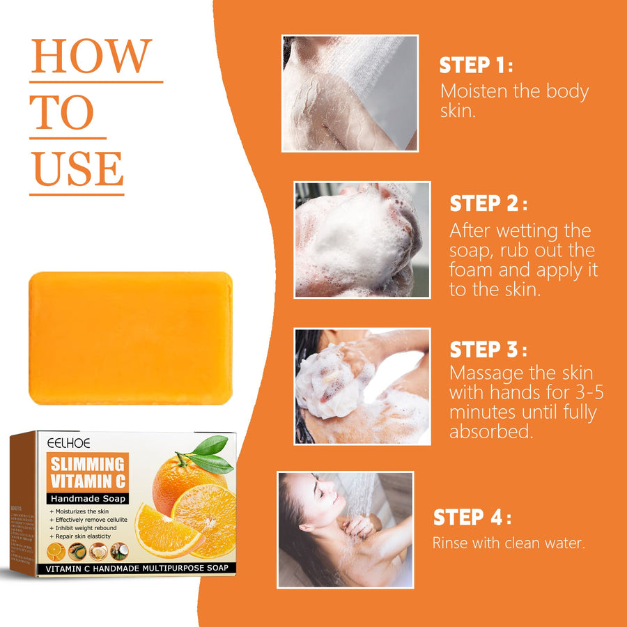 Vitamin C Slimming Soap for Cellulite & Firmer Skin