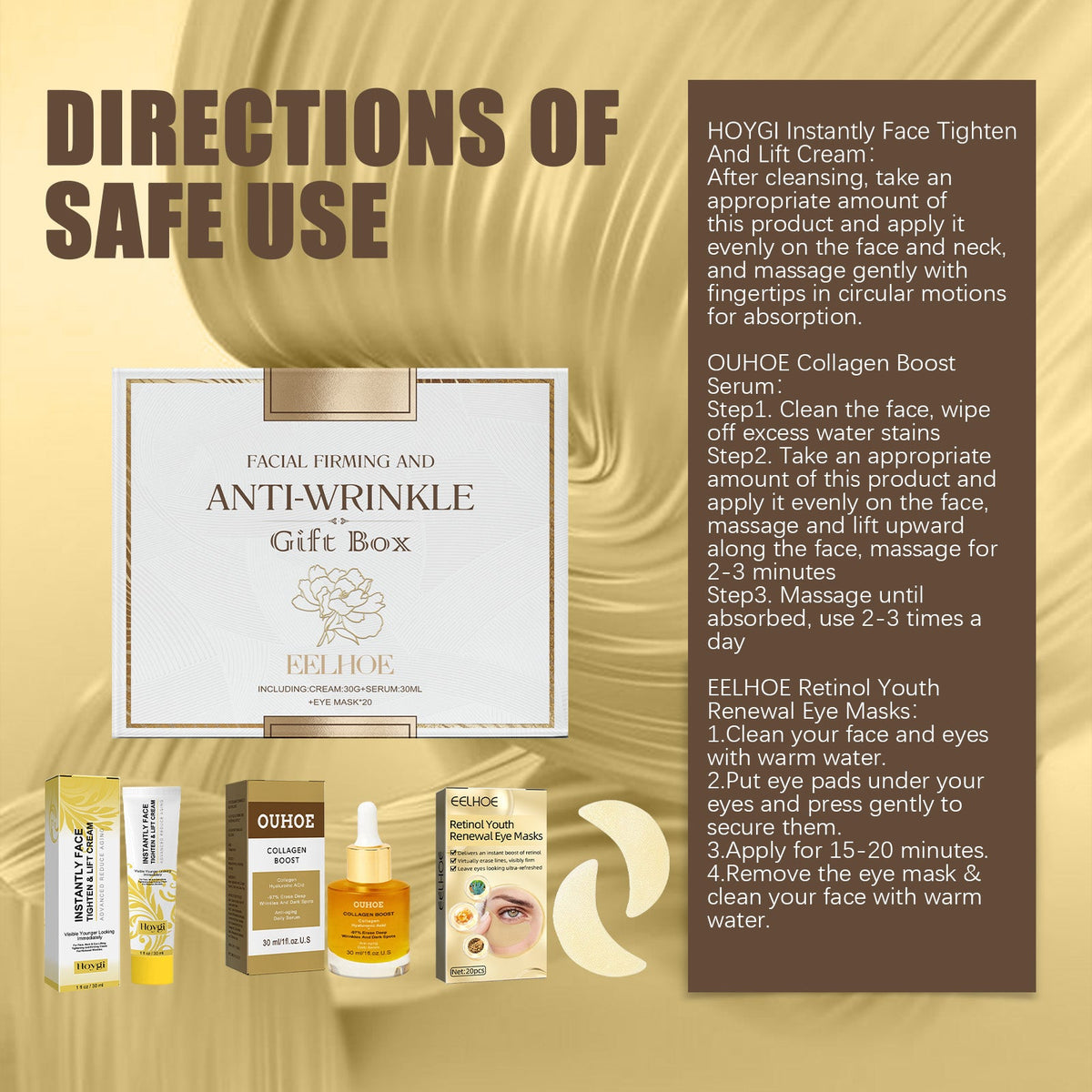 Facial Skincare Gift Set for Firmer, Brighter Skin