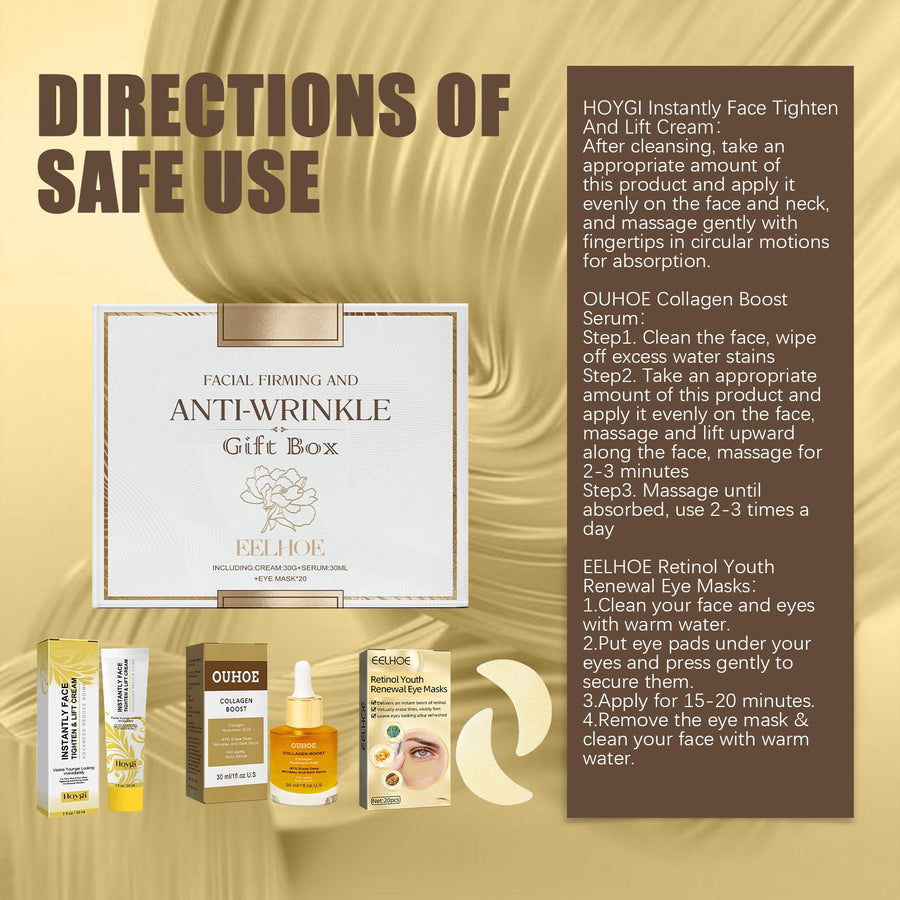 Facial Skincare Gift Set for Firmer, Brighter Skin