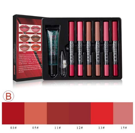 Lipstick Set with 6 Kiss-Proof Velvet Matte Shades