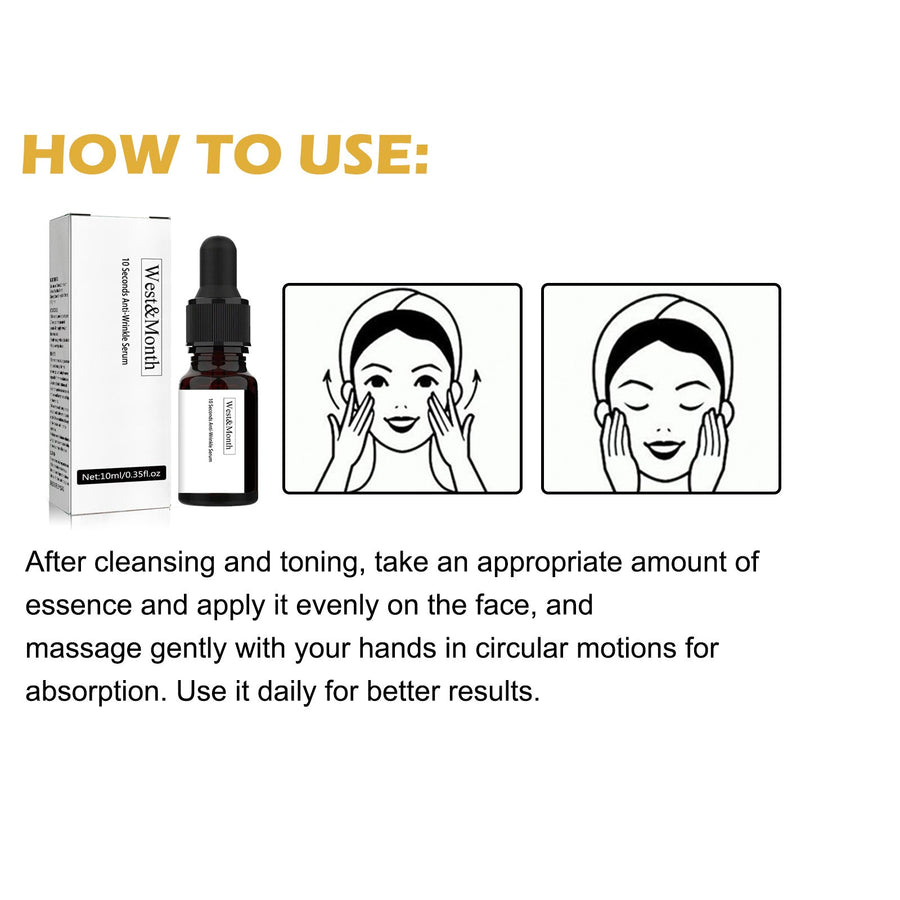 10-Second Anti-Wrinkle Serum for Instant Line Smoothing