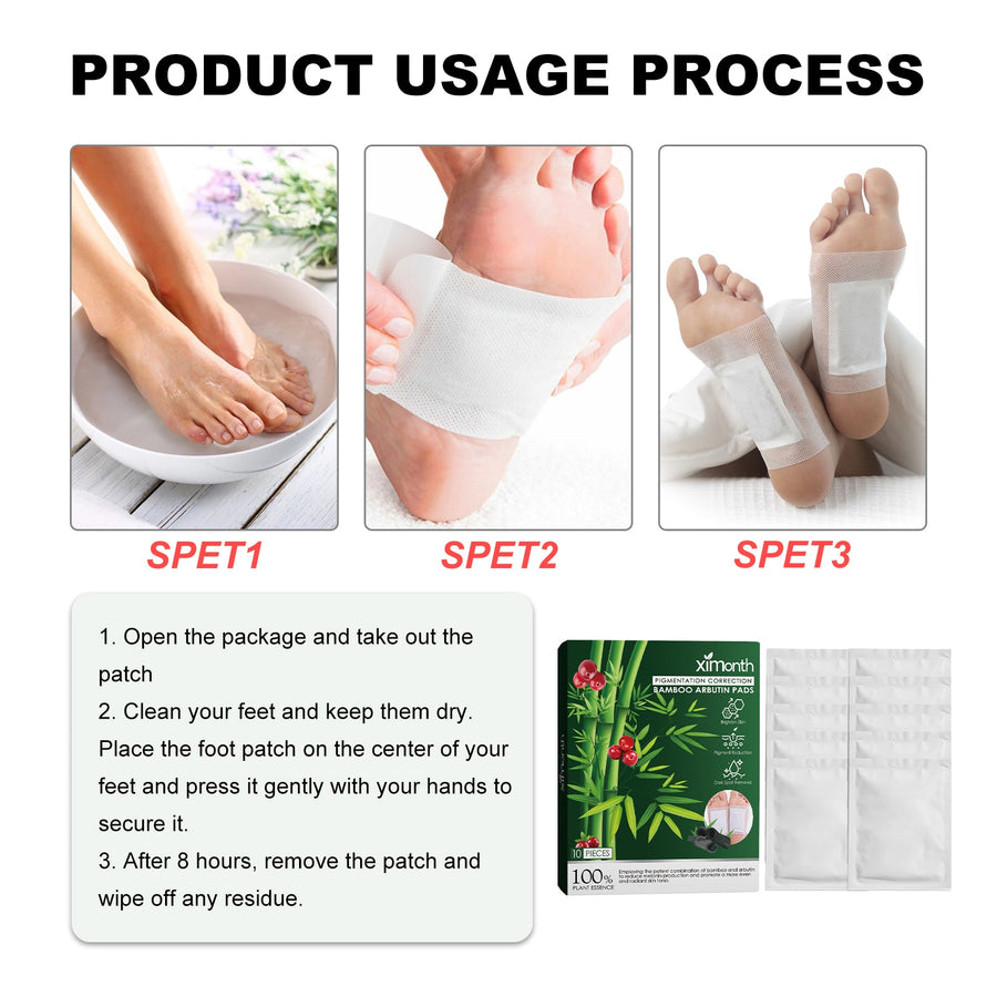 Bamboo Arbutin Pads for Pigmentation Correction & Skin
