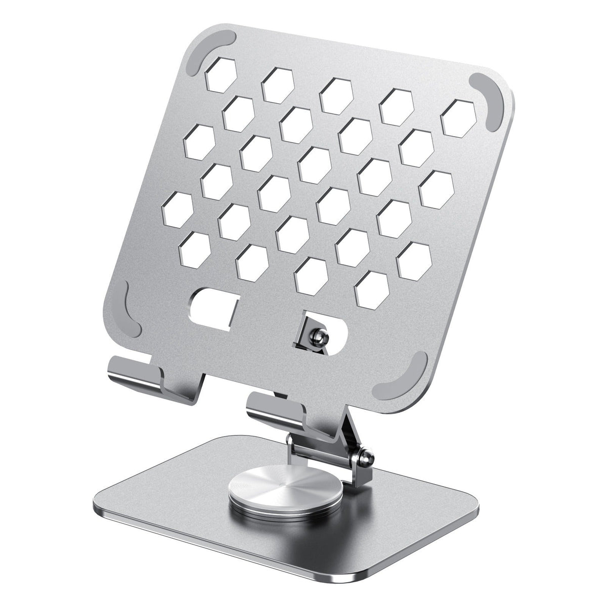 360° Rotating All-Metal Tablet Stand — Ergonomic Desk Setup