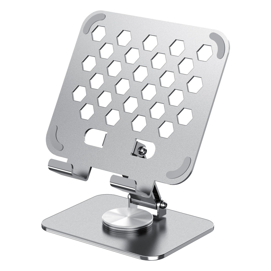All-Metal 360° Rotating Tablet Stand — Hands-Free Streaming