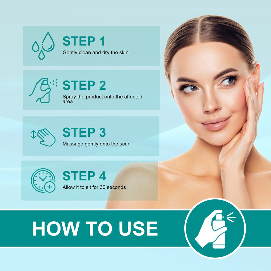 Medical Grade Scar Spray — Smooths & Fades All Scars | South Moon