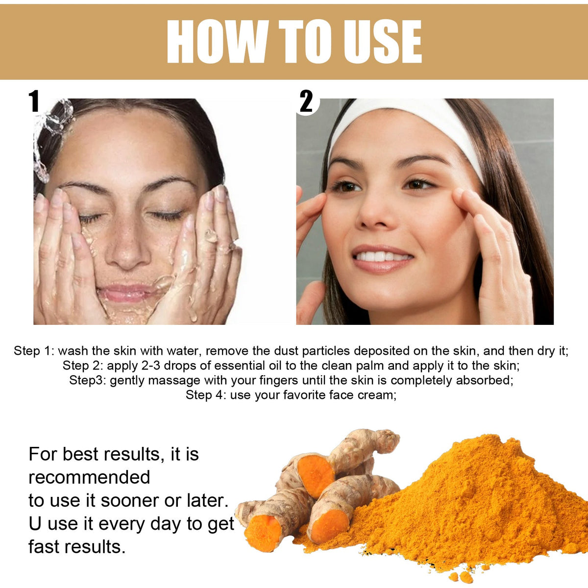 Turmeric Correction Essence for Dark Spots & Fine Lines