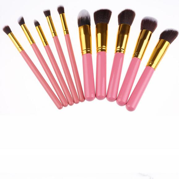 10‑Piece Makeup Brush Set — Flawless Blending for Face & Eyes