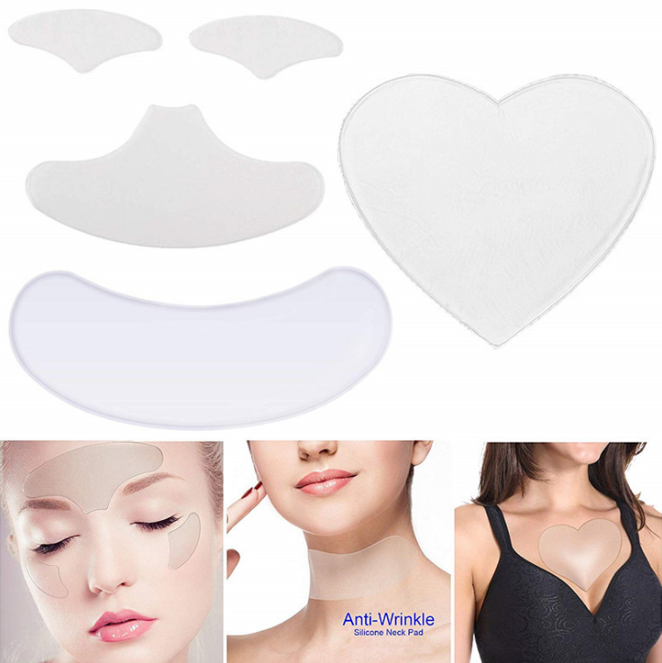 Reusable Silicone Wrinkle Patches for Visible Smoothing