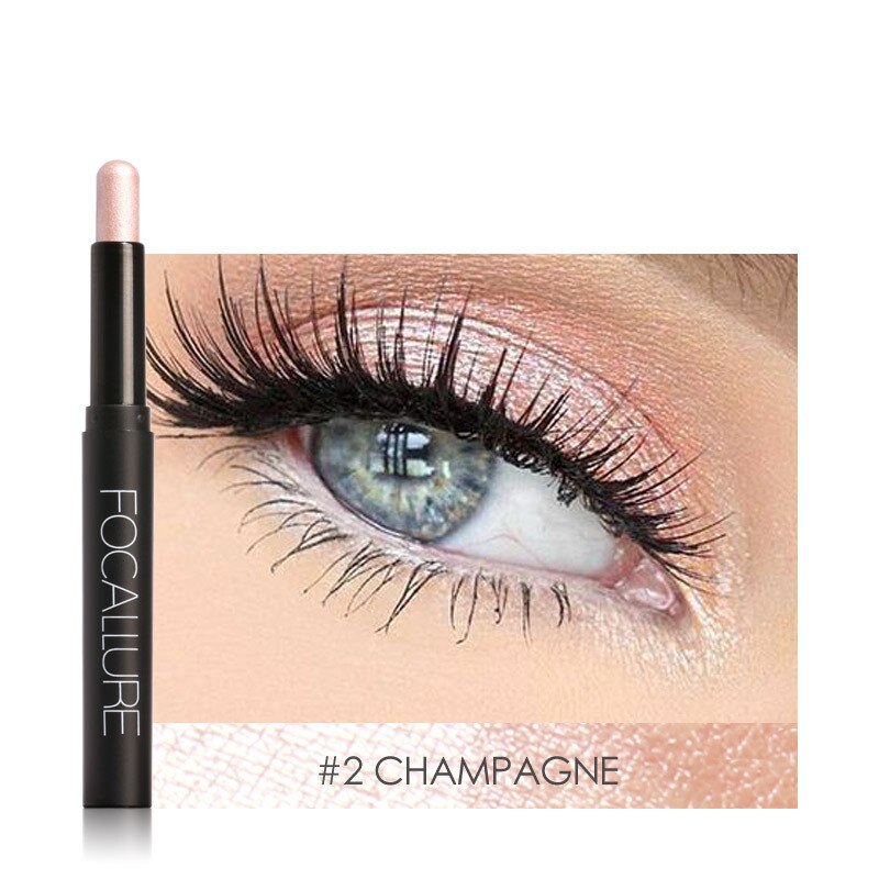 12-Color Shimmer Eyeshadow Pencil Set for Quick Looks